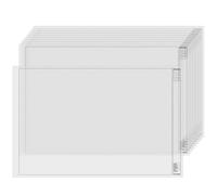 Gilprop 10 Sheets Architectural Vellum Paper 18" x 24" Drafting Vellum Tracing Sheets White Translucent Drafting Paper Rag with Border and Title Block for Drawing Sketching Architecture Building