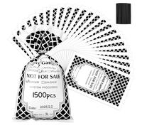 Gilprop 1500 Pack Wild Game Meat Bags Pack for Freezer 1 lb 8.03 x 4.41 Inch Ground Meat Freezer Packing Bags Bulk Venison Beef Processing Storage with Twist Ties for Outdoor