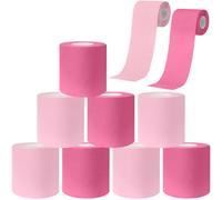 Gilprop 8 Rolls Colored Toilet Paper Multicolor Funny Novelty Toilet Paper Gift Sustainable and Soft for Home, Office, Easter Party, Camping, Travel(Light Pink,Peach Pink)
