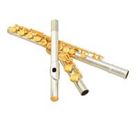 Gilt Two-color Professional Flute, Adult Student Beginners To Play The Instrument Flute