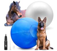 GILYX Herding Ball for Dogs Horses 25" - Large Ball for Dogs Australian Shepherd Chewers - Collieball Herding Toy - Teal
