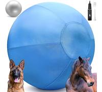GILYX Herding Ball for Dogs - Indestructible Dog Ball 25” Large for Australian Shepherd Collie - Horse Dog Herding Toys - Sky