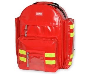 Gima 27172 - Logic 2 Rusksack, Backpack, Polyester PVC coated, Red Colour, Large Size, Dimensions 40x25x47 cm, for Rescuers, Trauma Doctors, Paramedics, First Aid and Civil Protection Professionals