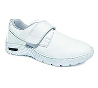 Gima - HF200 Professional Shoes, Sneakers Type, Unisex, Non Slip, Antistatic, Waterproof and Ulthra-Light, made of Breathable Microfibre Fabric, with Velcro Strap, White Colour, EU Size 45, 1 Pair.