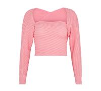 Gimaguas Marianne Ribbed-knit Wrap top - Pink - L (UK 14 / L)