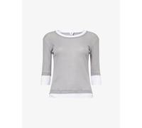 Gimaguas Womens Gimaguas Gemma Double-Edge Cotton-Jersey Top Grey M