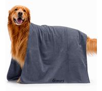 Gimars 140 x 70 cm Large Dog Towel, Super Absorbent Microfibre Dog Drying Towel for Faster Drying, Soft Quick Dry Pet Towel, 1 Pack