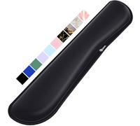 Gimars 63D High-Density Thicken Memory Foam Keyboard Wrist Rest, 44cm Extended Ergonomic Wrist Rest with Anti-Slip Rubber Base for Typing Pain Relief, Office, Gaming, Computer, Laptop, Mac, Black-1