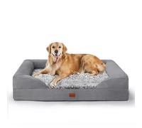 Gimars 3.7in Thickened Orthopedic Dog Bed for Extra Large Dogs, Supportive Dog Sofa Bed with 28D Egg-Crate Foam, Removable Washable Cover, Waterproof Lining for Puppy, Senior, Sick