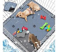 Gimars Heavy Absorbency Washable Waterproof Dog Mat, 2 Pack Reusable 36"x31" Anti-Tear Dog Training Pads, Quick Dry Whelping Pads for Dogs, Pee Pads for Incontinence, Crate, Playpen, Kennel Sleeping