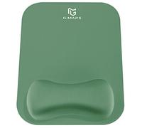 Gimars Mouse Mat Wrist Support, Ergonomic Memory Foam 28x21cm Large Mouse Pad Wrist Rest with Non-Slip Base, Mousepad for Laptop Gaming Office Computer Laptop MAC, Dark Green