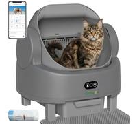Gimars Open-top Smart Cat Litter Box Gray