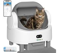 Gimars Open-top Smart Cat Litter Box White