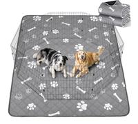 Gimars Reusable Dog Training Pads,2 Pack Washable Dog Pads,Thickened Absorbent Pet Mat,Fast Drying Training Mat for Puppy/Senior Pet Whelping Incontinence Housebreaking,47''×35''