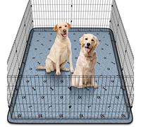 Gimars Upgrade Heavy Absorbency Non-Slip Washable Pee Pads for Dogs, 72"x72",65"x48",36"x31" Reusable Anti-Tear Dog Training Pads,Waterproof Floor Mat for Incontinence, Playpen