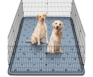 Gimars Upgrade Heavy Absorbency Non-Slip Washable Pee Pads for Dogs, 72"x72"，65"x48"，36"x31" Reusable Anti-Tear Dog Training Pads,Waterproof Floor Mat for Incontinence, Playpen