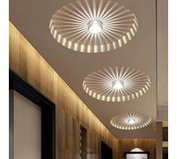 Gimartuk Modern Corridor Portal Lights Creative Ceiling Lights Built Sunflower Wall Lights Asian Lights 3 W Warm White [Energy Category A+++, Aluminium, 3w Warmweiß, E27, 3.0W, 110.00V