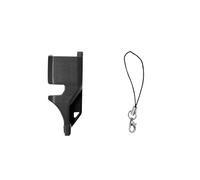 Gimbal Clamp for DJI Pocket 4 Precision Fit Anti-Shake Snap-On Locking Clip Anti Loss Lanyard Ultra Light 6g (black)