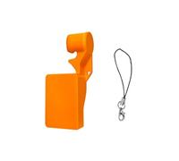 Gimbal Clip for DJI Osmo Pocket 4 Gimbal Clamp with Screen Protector Anti-Shake Lock Scratch-Resistant Cover with Lanyard (ORANGE)