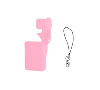 Gimbal Clip for DJI Osmo Pocket 4 Gimbal Clamp with Screen Protector Anti-Shake Lock Scratch-Resistant Cover with Lanyard (PINK)