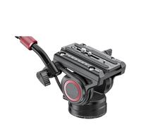 Gimbal Head, V8 Tripod Pan Tilt Hydraulic Fluid Video Head Fluid Camera Tripod Monopod Slider Quick Release Plate 1/4" 3/8" Screw Hole