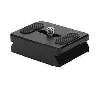 Gimbal Increase Pad Riser Base, Quick Release Plate Compatible with Zhiyun Weebill Lab S, Crane 2, Crane 3, Camera Heightening Accessory, CNC Aluminum Alloy, Black