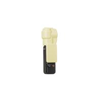 Gimbal Screen Lens Protector for DJI Pocket 3,Action Camera Protective Cover,Silicone Case Gimbal Lens Screen Protective Case Accessories (Yellow)