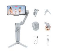 Gimbal stabilizer for Smartphone,3-Axis Phone Gimbal for Android & iPhone 14 Pro Max,Phone Stabilizer for Video Recording with Face/Object Tracking,Vlogging Kit,Portable-JCROBOT iSleeky L7C Pro…