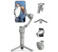 Gimbal Stabilizer for Smartphones, 3-Axis Phone Gimbal, Intelligent Gimbals with Face/Object Tracking, Portable and Foldable, Vlogging Stabilizer for Android and iPhone 15 14 13 12, YouTube TikTok