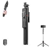 Gimbal Stabilizer - Master Every Move, 2-in-1 Tripod & Selfie Stick with 360° Anti-Shake & Bluetooth Remote, Foldable, for iPhone, Camera & Smartphone, for Video Recording (Standard Edition)