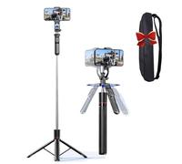 Gimbal Stabilizer - Master Every Move, Upgrade 67" Ultra-Long Extension, Bluetooth, 2-in-1 Tripod & Selfie Stick, Foldable Rock-Solid Stability for Smartphone