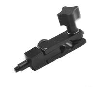 Gimbal Swivel Level for Dial Indicator, Adjustable Base Stand Holder with Fine-Tuning Clamp, Aluminum Alloy 12.1x66.3mm