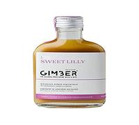 GIMBER N°3 200 ml Lilly - Organic Ginger Concentrate | Alcohol-free Concentrate of Ginger, Passion Fruit, Pineapple & Turmeric | Premium Essence for Drinks, Cocktails, Mocktails & Healthy Refreshment