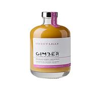 GIMBER Sweet Lilly Organic Ginger Concentrate 500 ml Alcohol-Free Organic Drink Made from a Mix of Ginger, Passion Fruit, Pineapple and Turmeric Premium Organic Ginger Essence