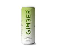 Gimber Organic Focus Ginger Sparkling Ready-To-Drink Can 250ml