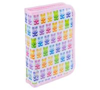 gimboo School Pencil case/with Contents/1 Compartment/1 Divider/Pastel Pink