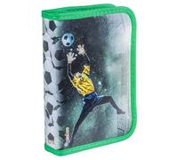 gimboo School Pencil case/with contents/1compartment/1 Divider/Soccer/Green