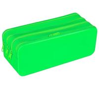 gimboo Silicone Pencil case with Four compartments/20 x 8 x 7,5 cm/Green