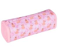 gimboo Square Silicone Pencil case/Printed/21 x 7,2 x 7,2 cm/Capybara/Pink