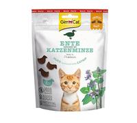 GimCat Crunchy Snacks Duck with Catnip - Crunchy, High-Protein Cat Treats - 1 Bag (1 x 140 g)