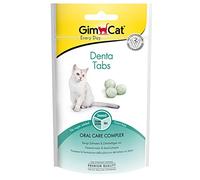 GimCat Denta Tabs - Functional cat snacks that promote healthy teeth - 1 pouch (1 x 40 g)