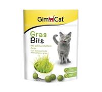 GimCat Grass Bits - Grain-free cat snacks, rich in vitamins, containing real grass - 6-pack (6 x 140 g)