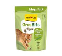 GimCat Grass Bits - Grain-Free, Vitamin-Rich Cat Treats with Real Grass - 1 Bag (1 x 425 g)