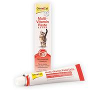 GimCat Multi-Vitamin Paste Extra - Cat snack with beta-glucans and omega 3 & 6 fatty acids for healthy cell protection - 1 tube (1 x 50 g)