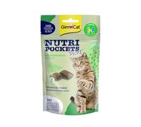 GimCat Nutri Pockets Insect & Catnip - Crunchy Cat Treats with Functional Ingredients - 1 Bag (1 x 60 g)