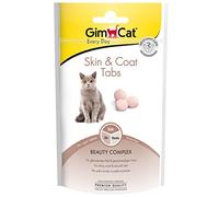 GimCat Skin & Coat Tabs - Functional cat snacks that promote healthy coat and skin - 8-pack (8 x 40 g)