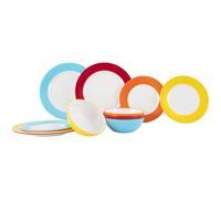 Gimex Colour Line Stylish Tableware Set Rainbow Colours 12 Pieces