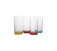 Gimex - Colour Line Water Glass | Rainbow | 320ml | 4 Pcs | GIM-6910180