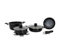 Gimex Cookware Induction Black 7 Pieces