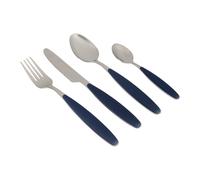 Gimex Cutlery Navy Blue Soft Touch Handle 16 Pieces